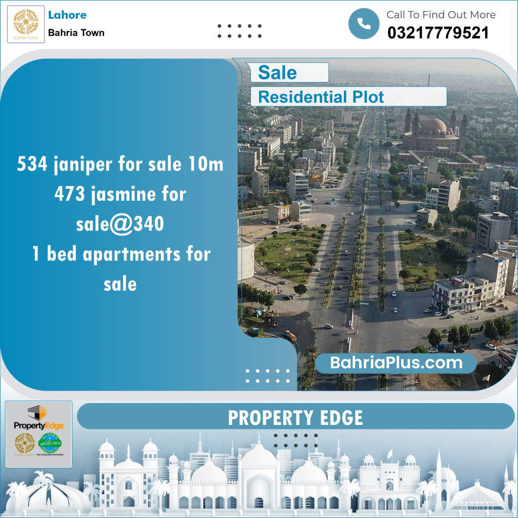Residential Plot for Sale in Bahria Town, Lahore - (BP-147099)