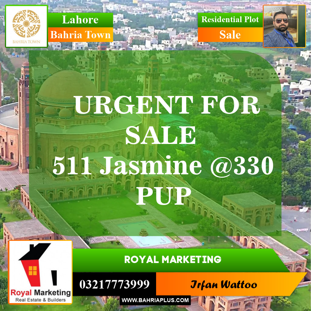 Residential Plot for Sale in Bahria Town, Lahore - (BP-147356)
