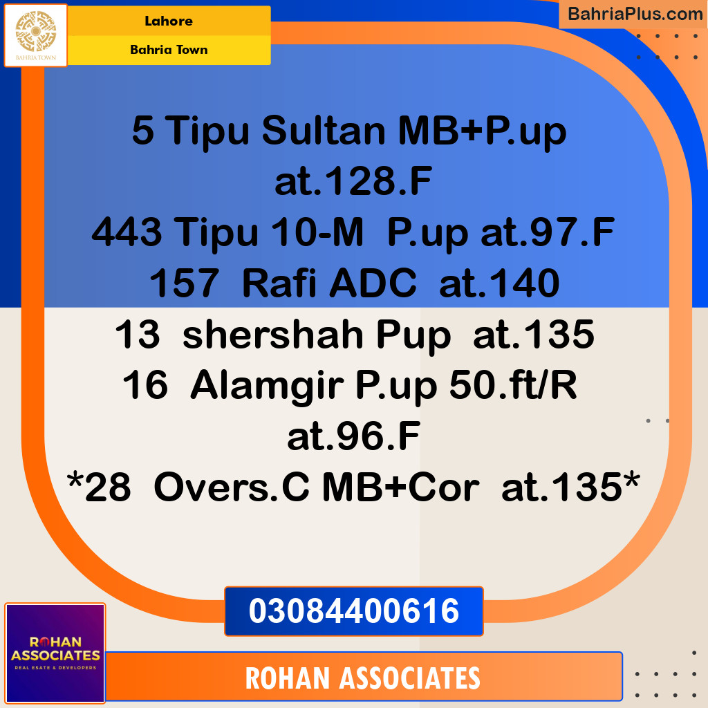 Residential Plot for Sale in Bahria Town, Lahore - (BP-147613)