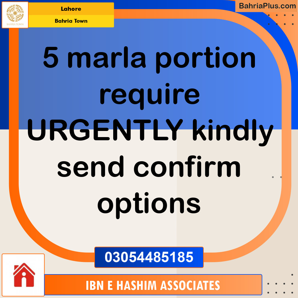 Residential House for Rent in Bahria Town, Lahore - (BP-147752)