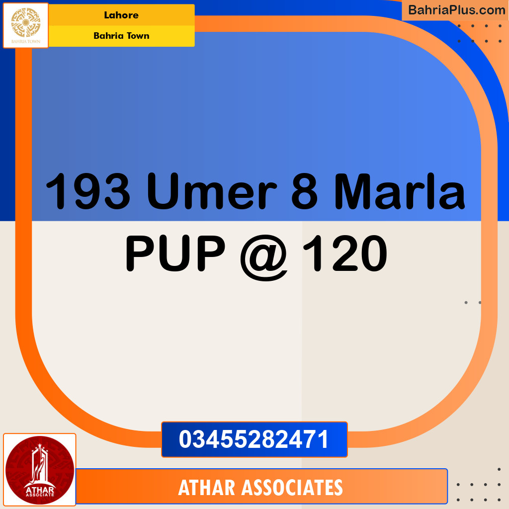 Residential Plot for Sale in Bahria Town, Lahore - (BP-147781)