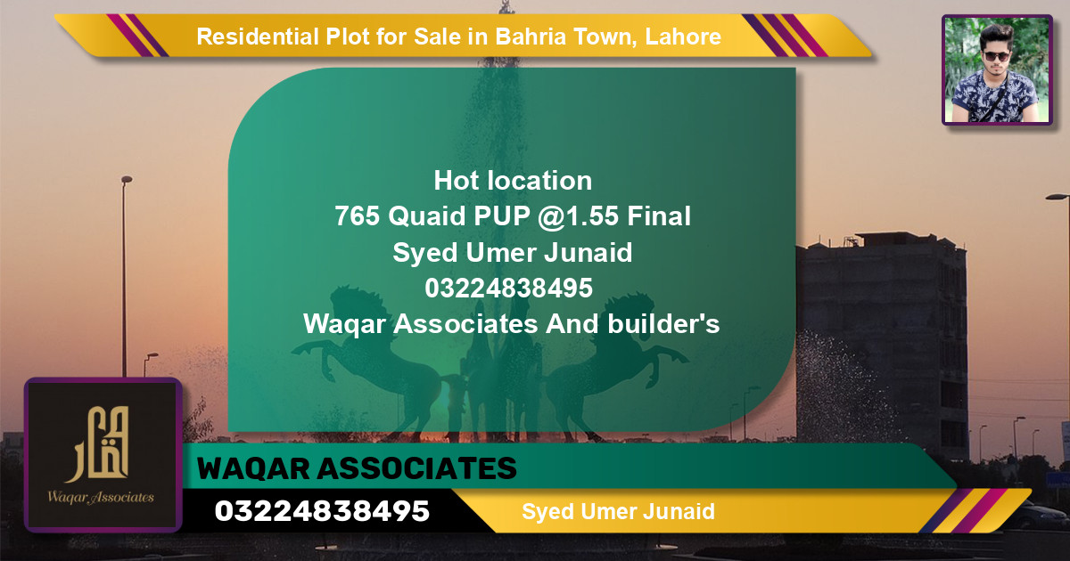 Residential Plot for Sale in Bahria Town, Lahore - (BP-147894)