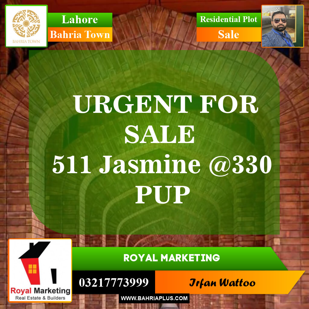 Residential Plot for Sale in Bahria Town, Lahore - (BP-147955)