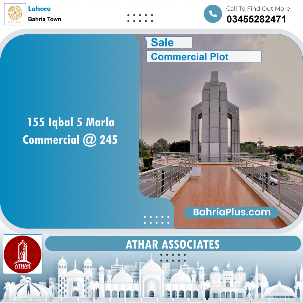 Commercial Plot for Sale in Bahria Town, Lahore - (BP-148090)