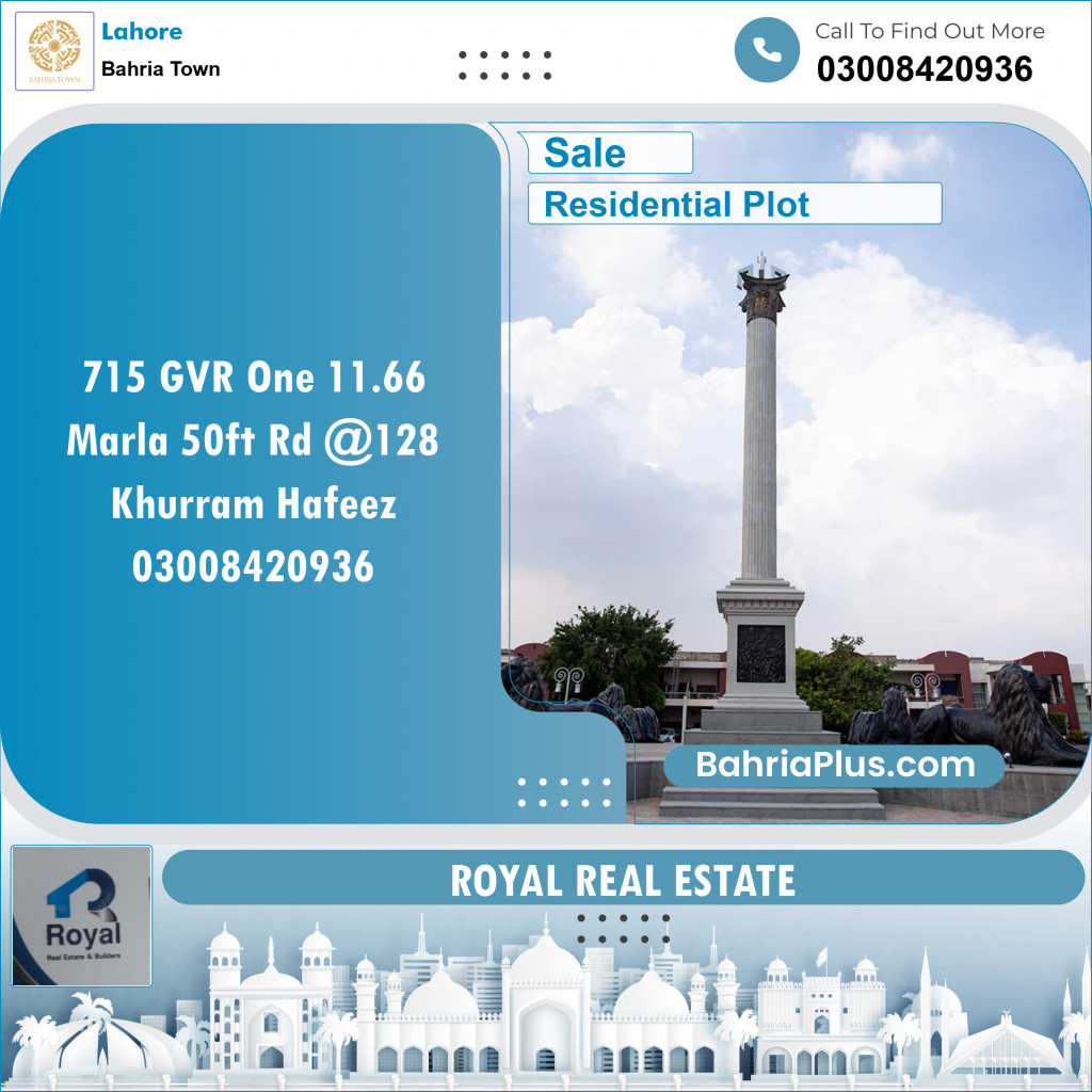 Residential Plot for Sale in Golf Phase 1 -  Bahria Town, Lahore - (BP-148177)