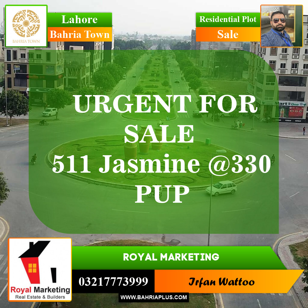Residential Plot for Sale in Bahria Town, Lahore - (BP-148245)