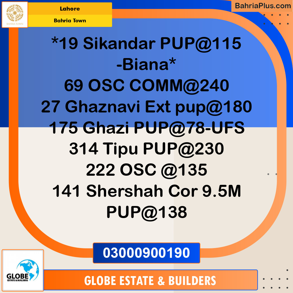 Residential Plot for Sale in Sector F - Sikander Block -  Bahria Town, Lahore - (BP-148278)