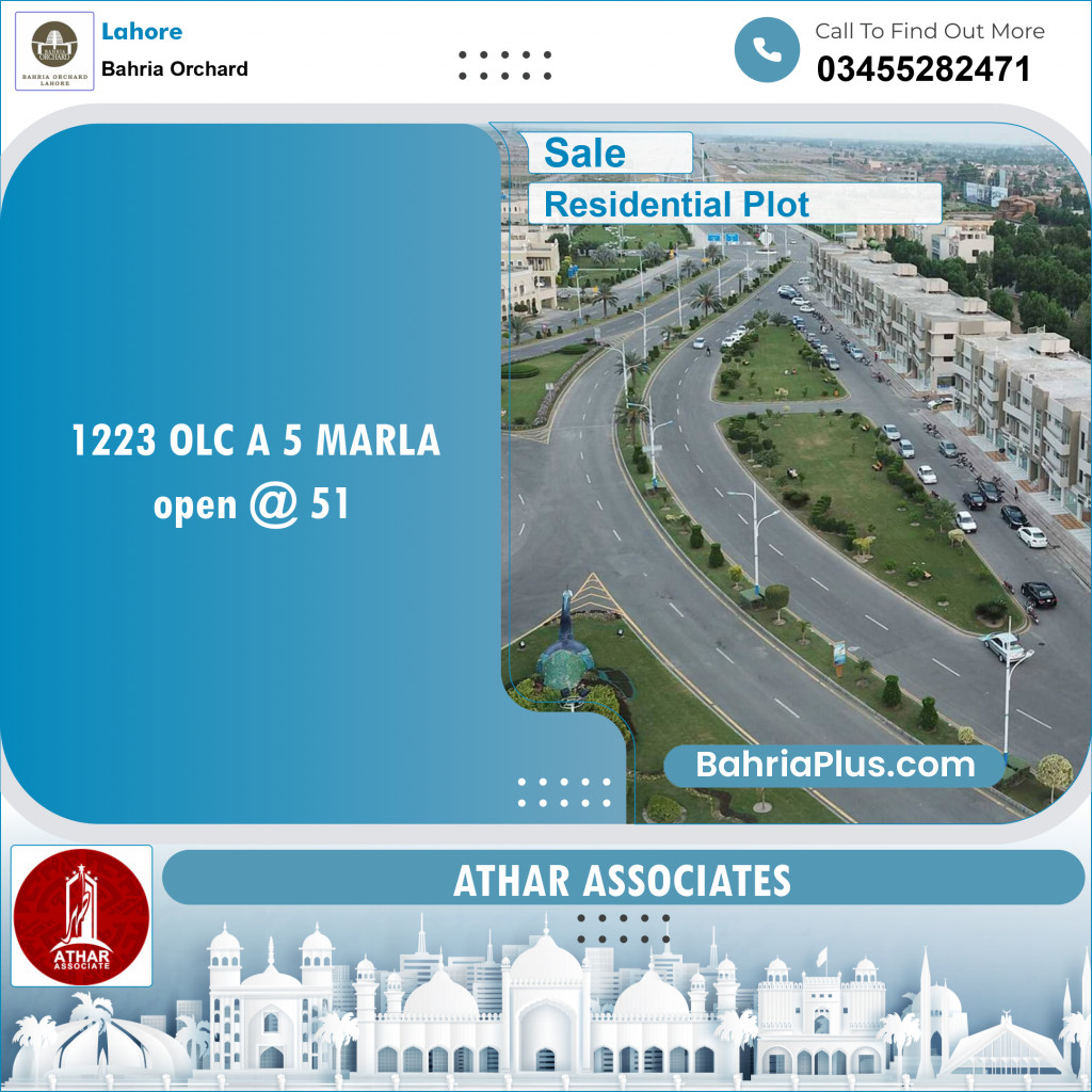 Residential Plot for Sale in OLC-A Block -  Bahria Orchard, Lahore - (BP-148940)