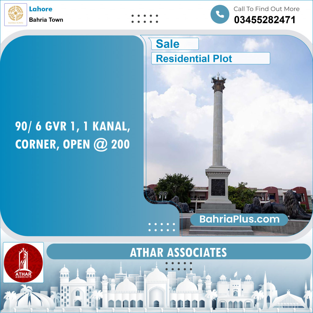 Residential Plot for Sale in Golf Phase 1 -  Bahria Town, Lahore - (BP-149021)