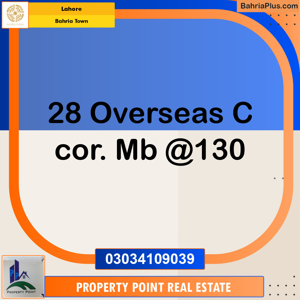 Residential Plot for Sale in Bahria Town, Lahore - (BP-149421)