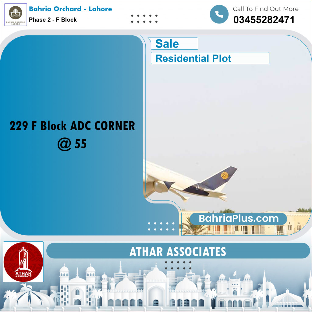 Residential Plot for Sale in Phase 2 - F Block -  Bahria Orchard, Lahore - (BP-149512)