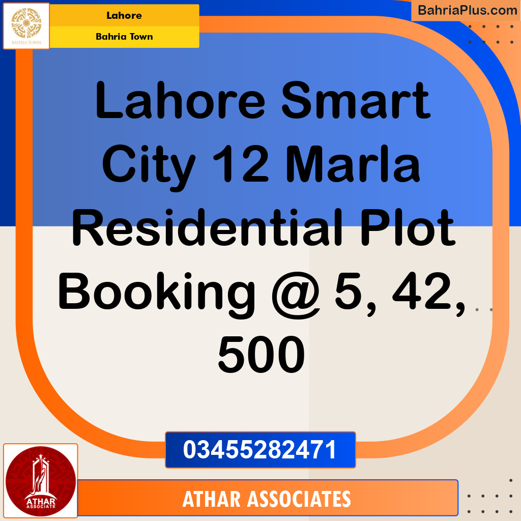 Residential Plot for Sale in Bahria Town, Lahore - (BP-150355)