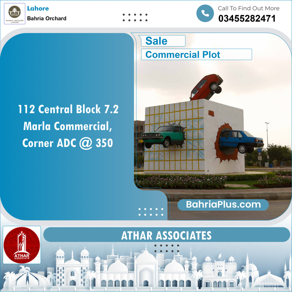 Commercial Plot for Sale in Bahria Orchard, Lahore - (BP-150656)