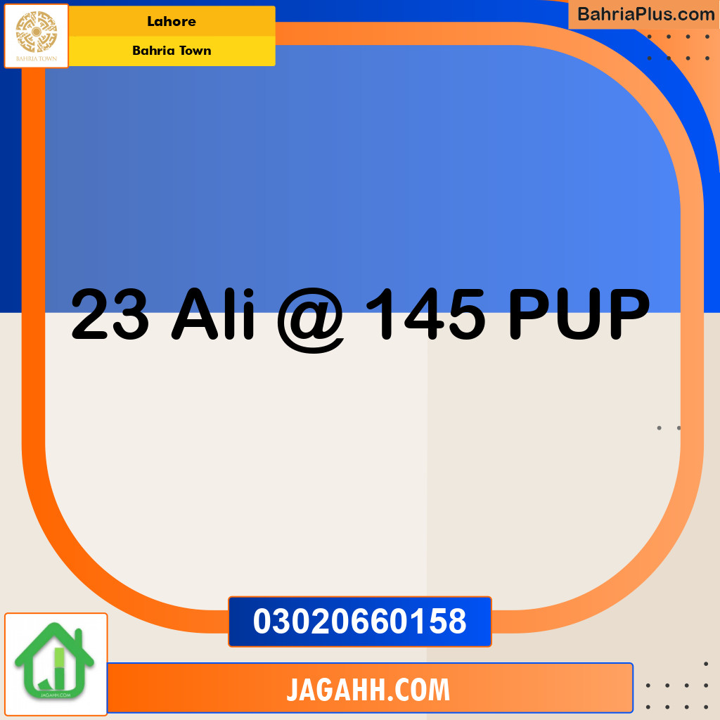 Residential Plot for Sale in Bahria Town, Lahore - (BP-150674)