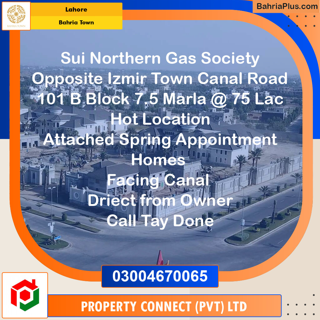 Residential Plot for Sale in Bahria Town, Lahore - (BP-151001)