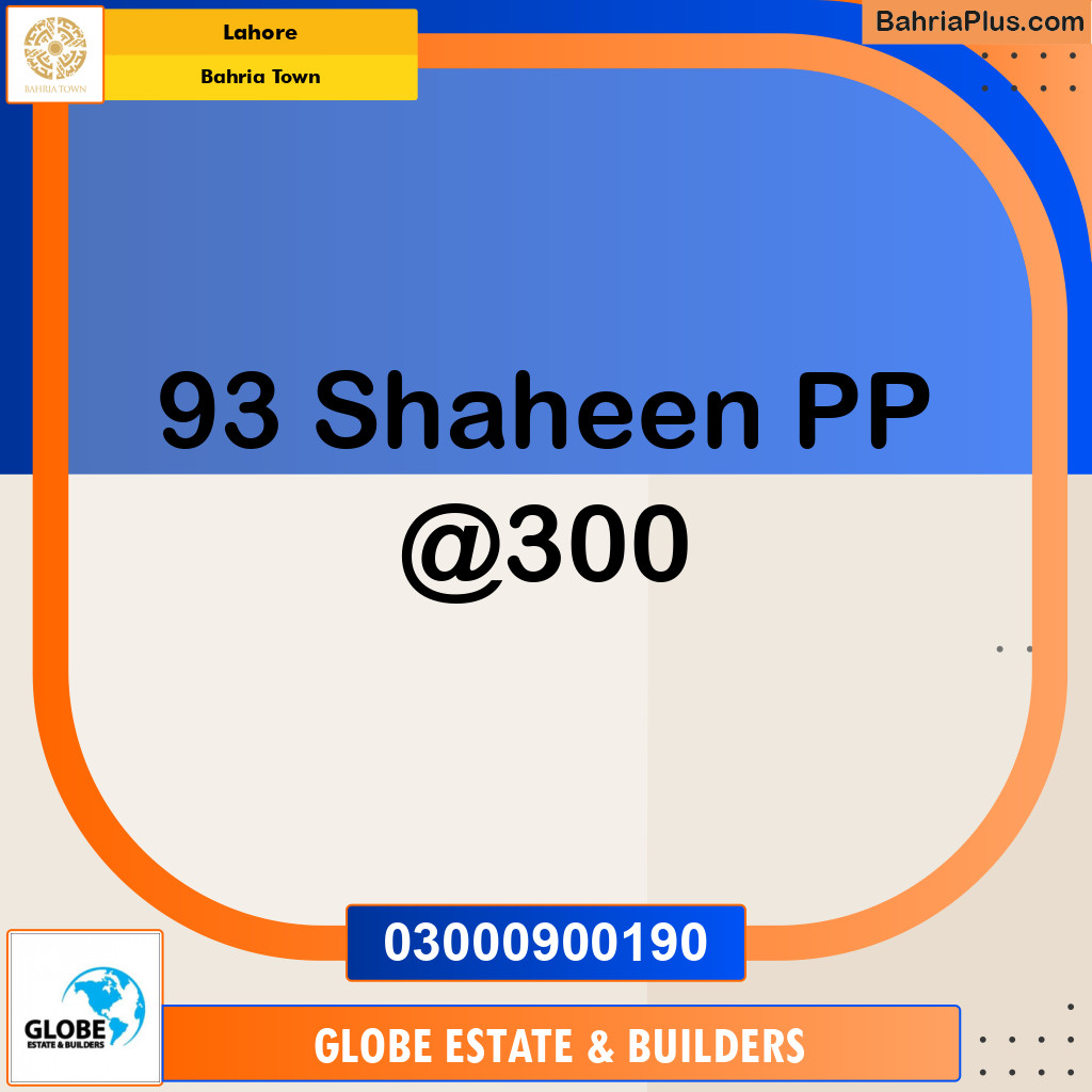 Residential Plot for Sale in Bahria Town, Lahore - (BP-151347)