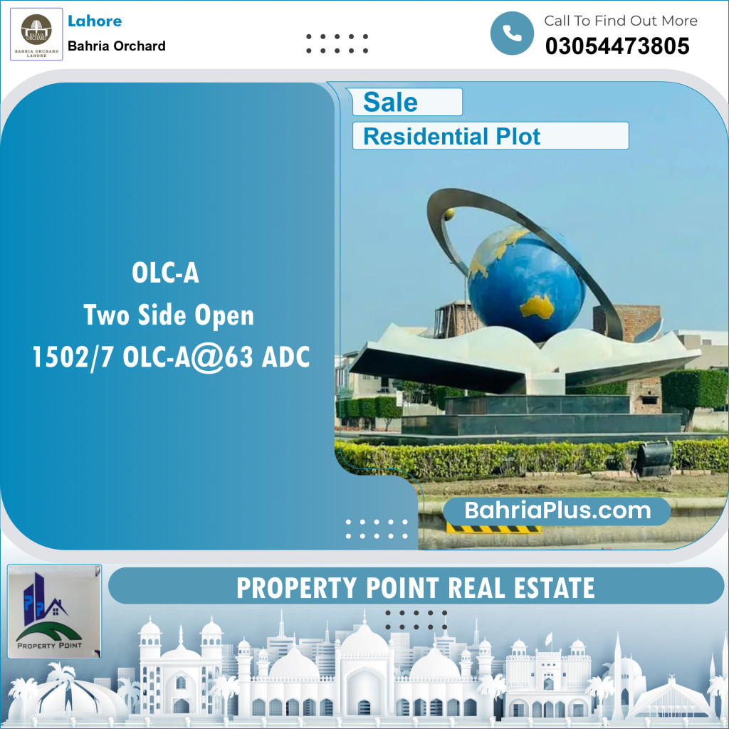 Residential Plot for Sale in OLC-A Block -  Bahria Orchard, Lahore - (BP-151508)