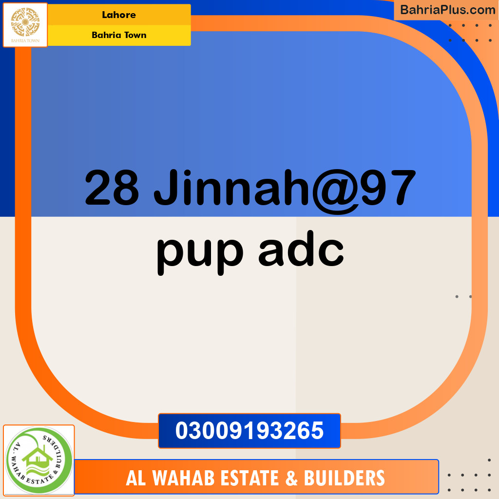 Residential Plot for Sale in Sector E - Jinnah Block -  Bahria Town, Lahore - (BP-151571)