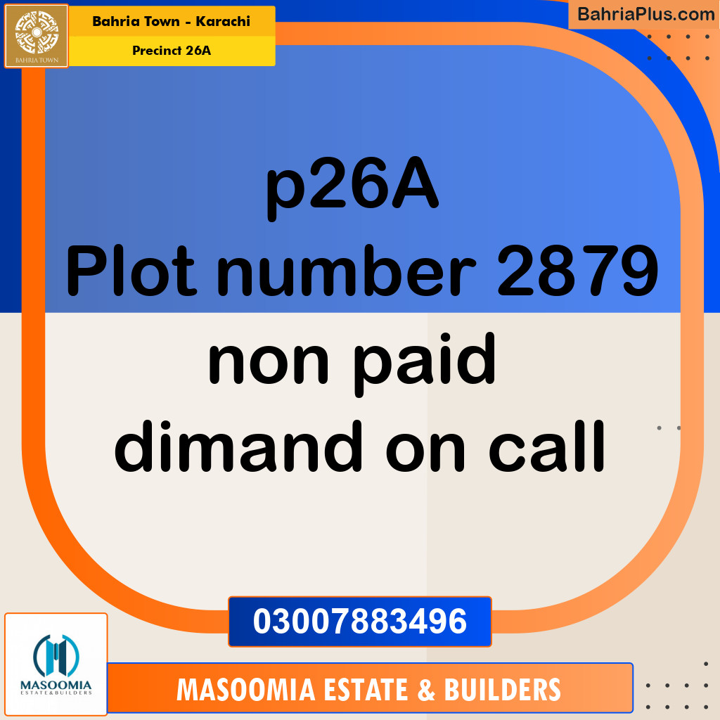 125 Sq. Yards Residential Plot for Sale in Precinct 26A -  Bahria Town, Karachi - (BP-152189)