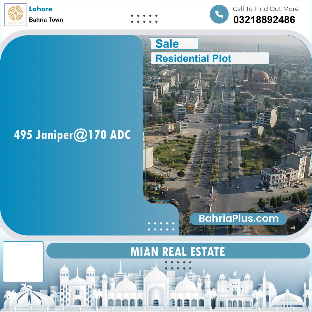 Residential Plot for Sale in Bahria Town, Lahore - (BP-152386)