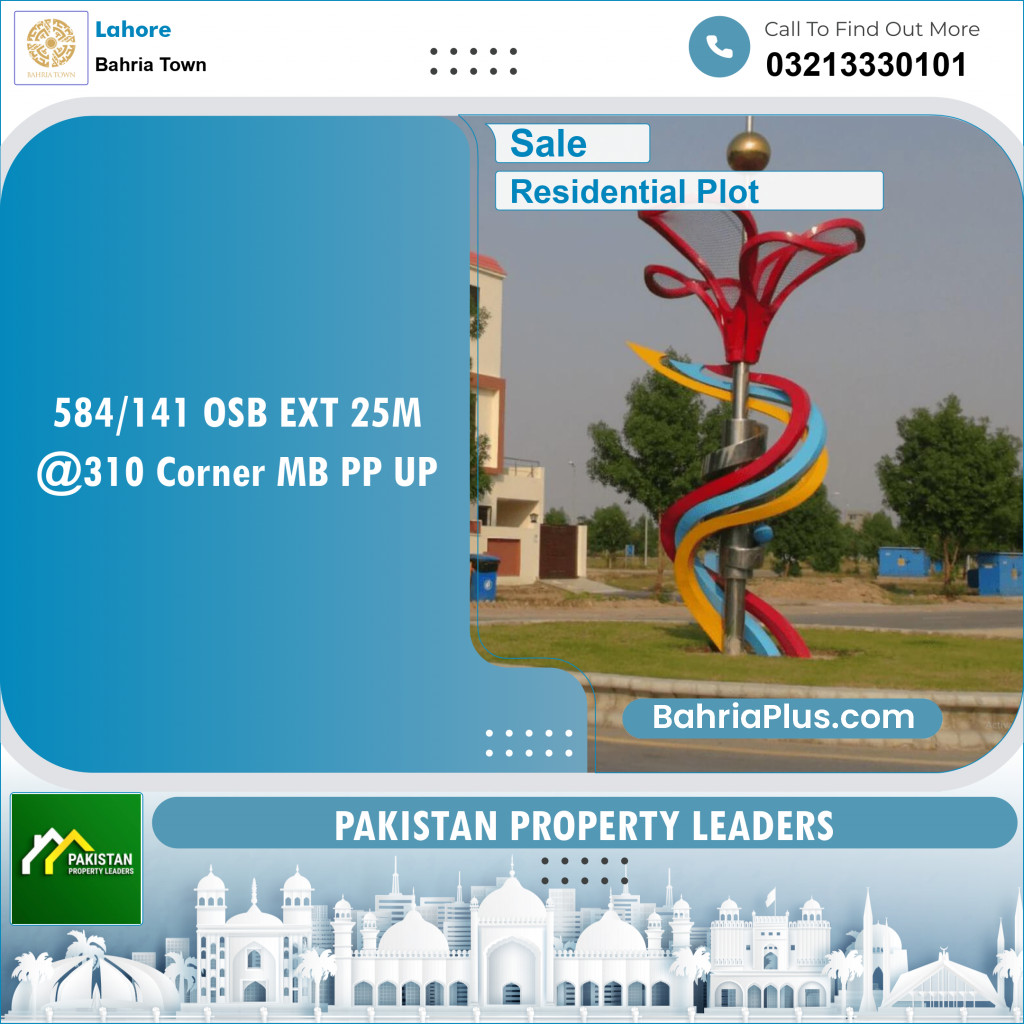 Residential Plot for Sale in Bahria Town, Lahore - (BP-152457)
