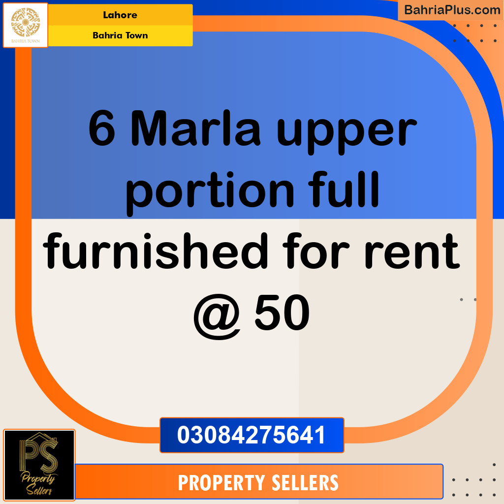 Residential House for Rent in Bahria Town, Lahore - (BP-152465)