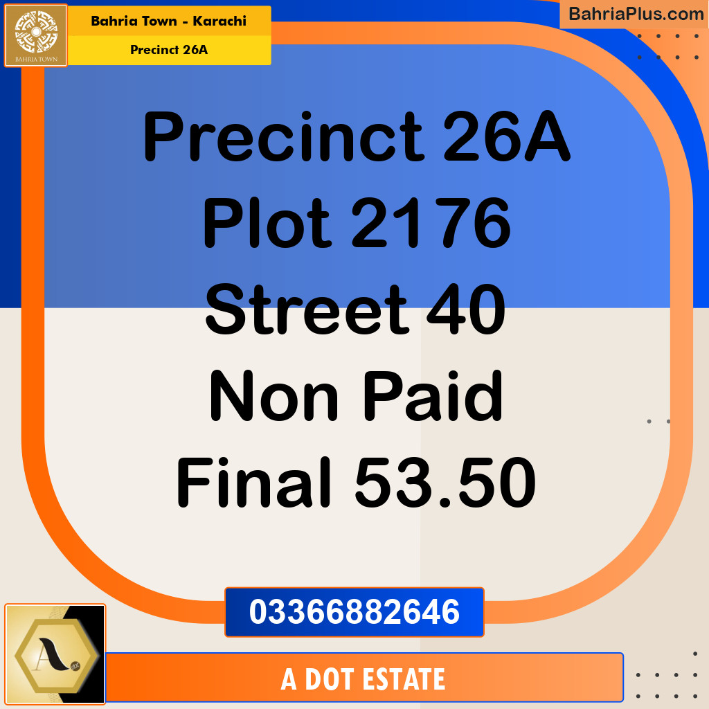 125 Sq. Yards Residential Plot for Sale in Precinct 26A -  Bahria Town, Karachi - (BP-152631)