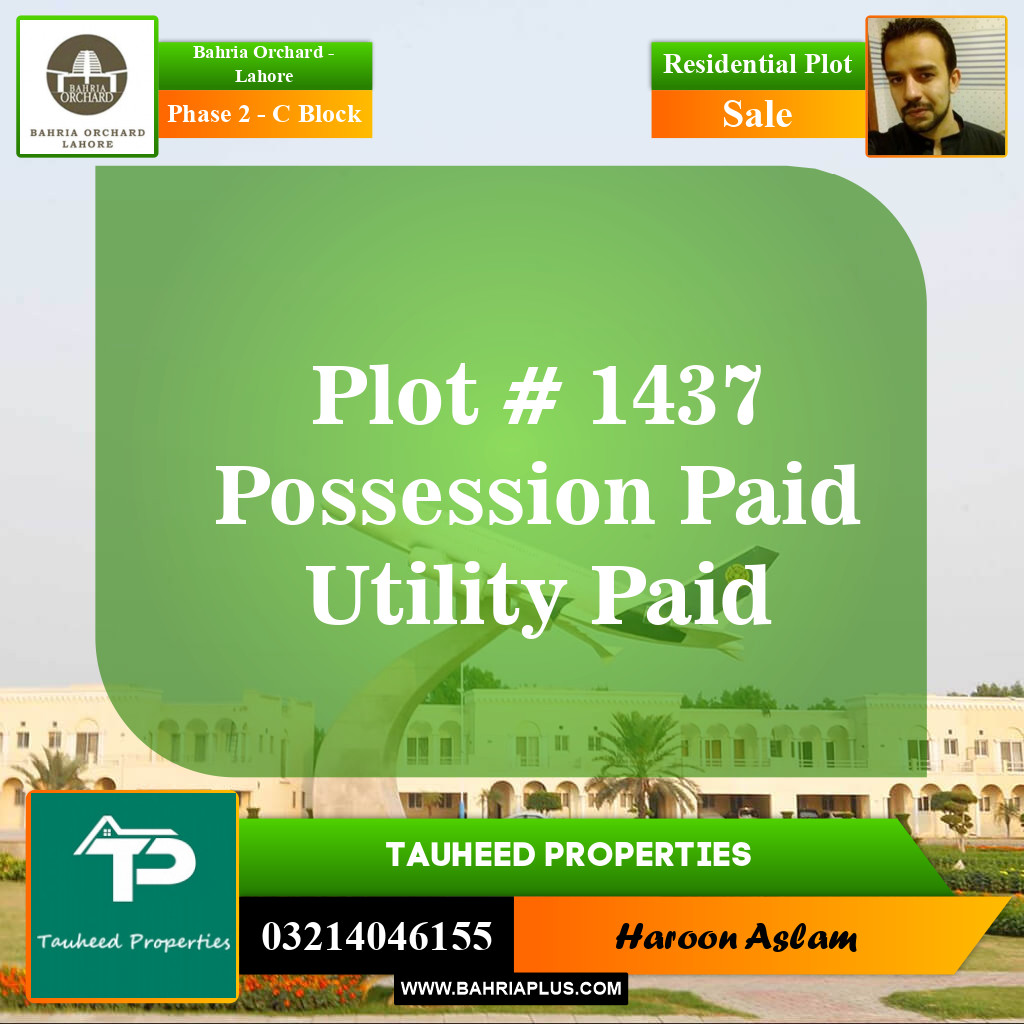 Residential Plot for Sale in Phase 2 - C Block -  Bahria Orchard, Lahore - (BP-152684)