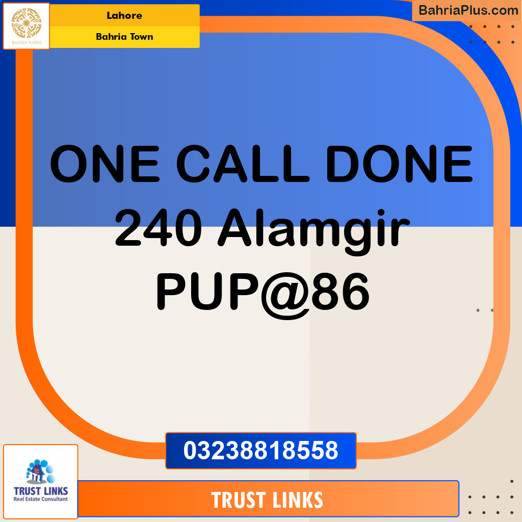 Residential Plot for Sale in Bahria Town, Lahore - (BP-152949)