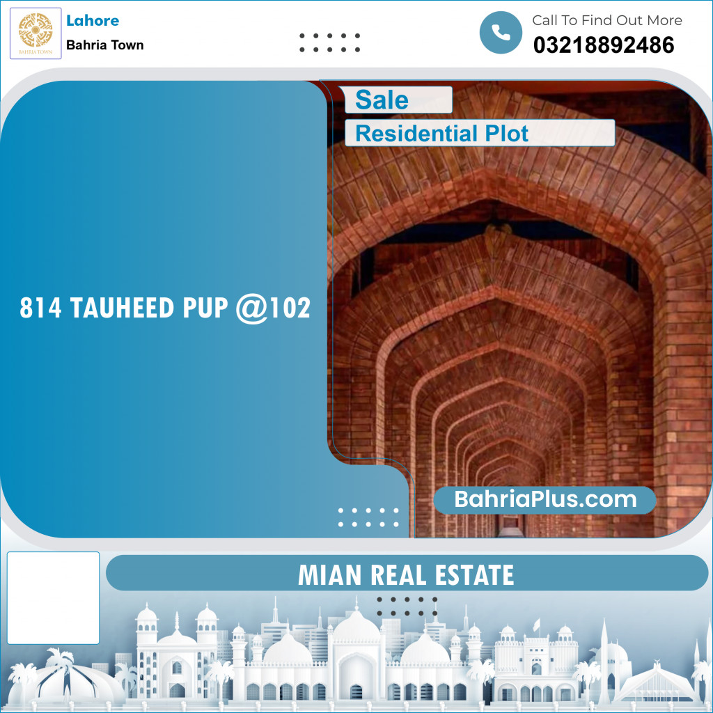 Residential Plot for Sale in Bahria Town, Lahore - (BP-153062)