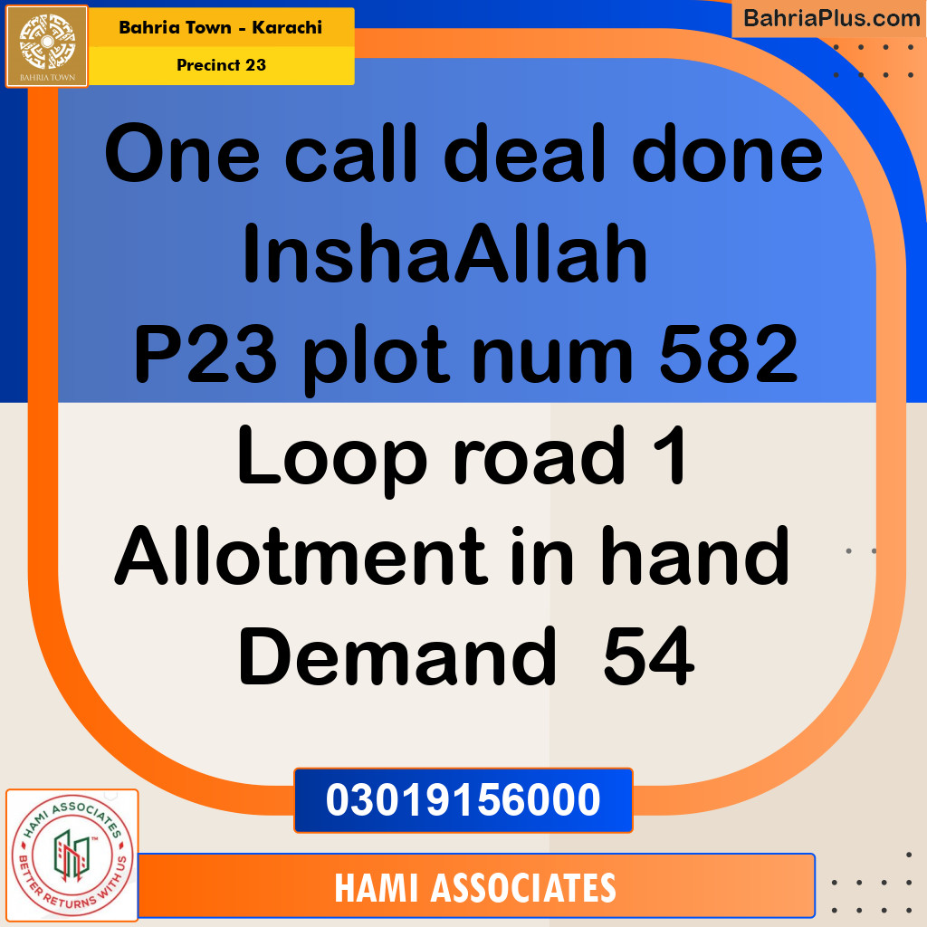 125 Sq. Yards Residential Plot for Sale in Precinct 23 -  Bahria Town, Karachi - (BP-153087)