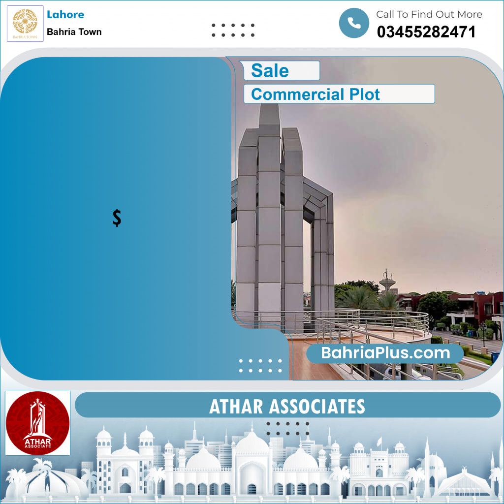 Commercial Plot for Sale in Bahria Town, Lahore - (BP-153145)