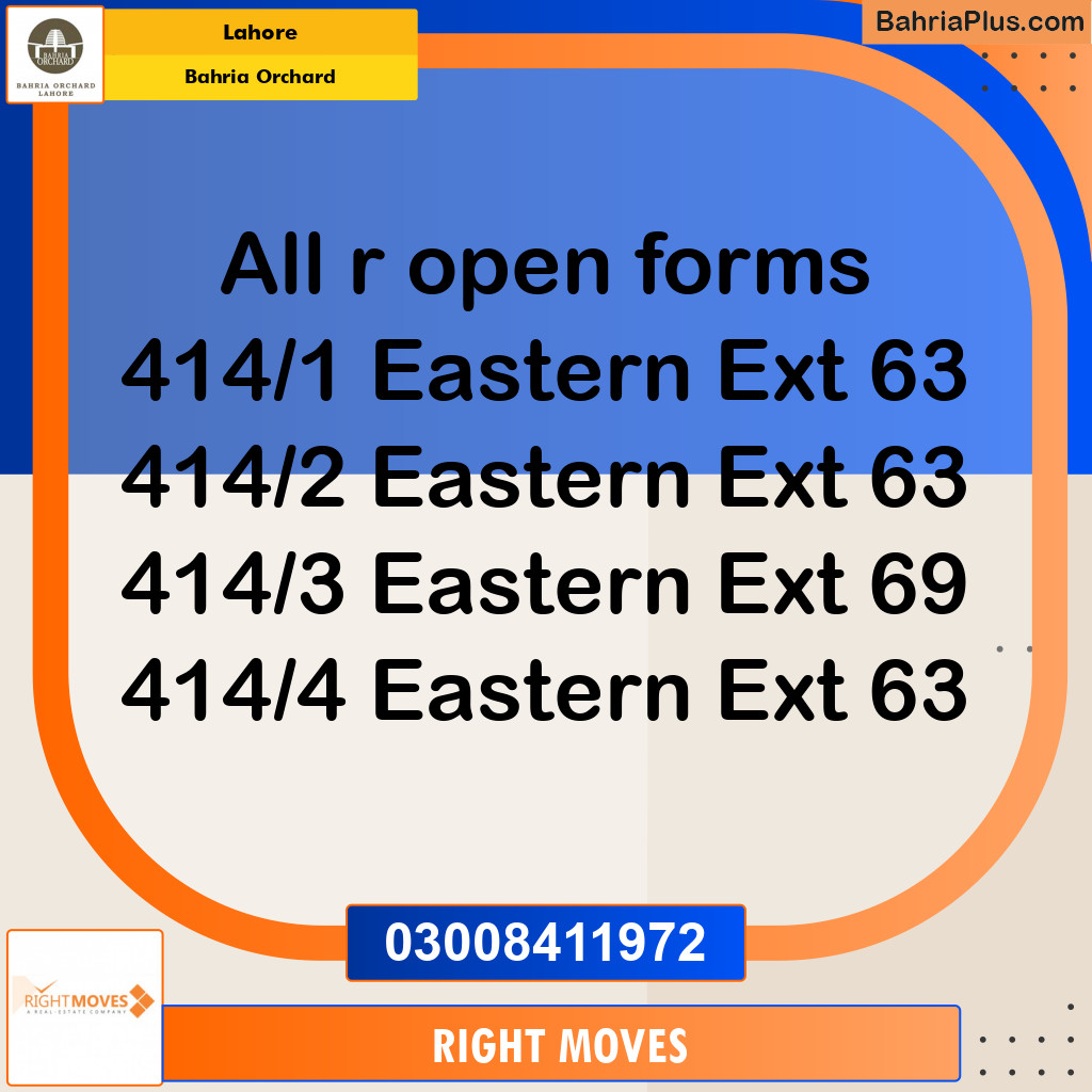 Residential Plot for Sale in Bahria Orchard, Lahore - (BP-153302)