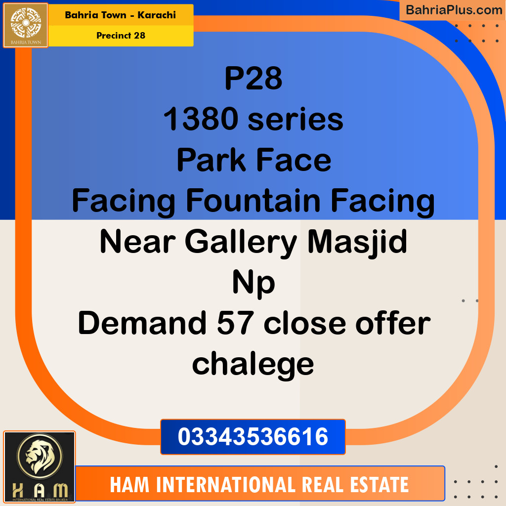 125 Sq. Yards Residential Plot for Sale in Precinct 28 -  Bahria Town, Karachi - (BP-153345)