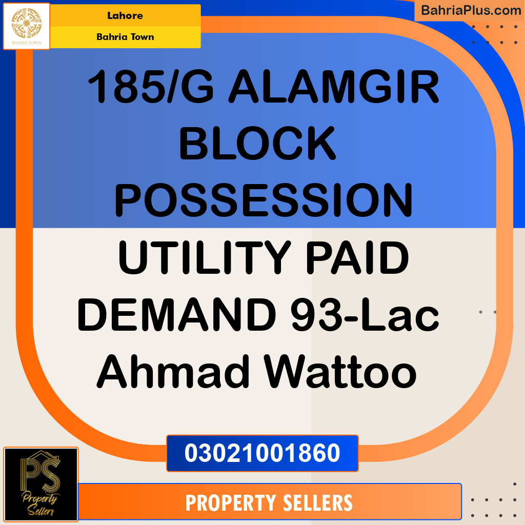 Residential Plot for Sale in Bahria Town, Lahore - (BP-153398)