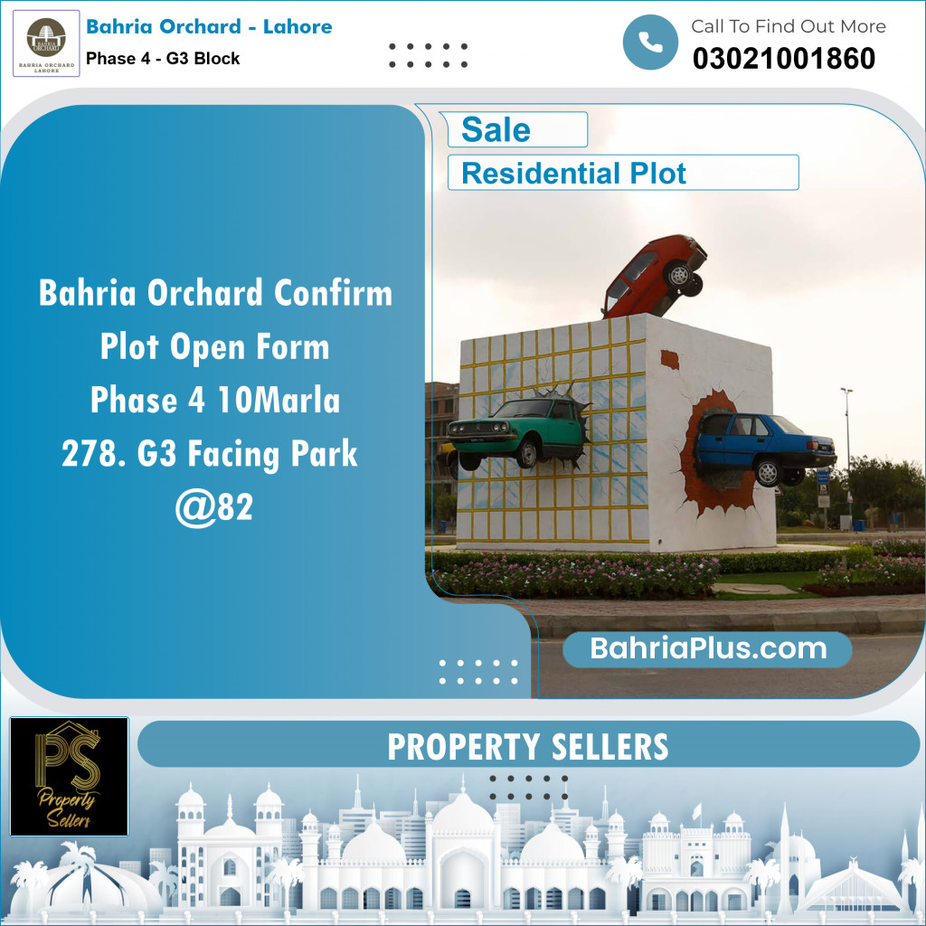 Residential Plot for Sale in Phase 4 - G3 Block -  Bahria Orchard, Lahore - (BP-153405)