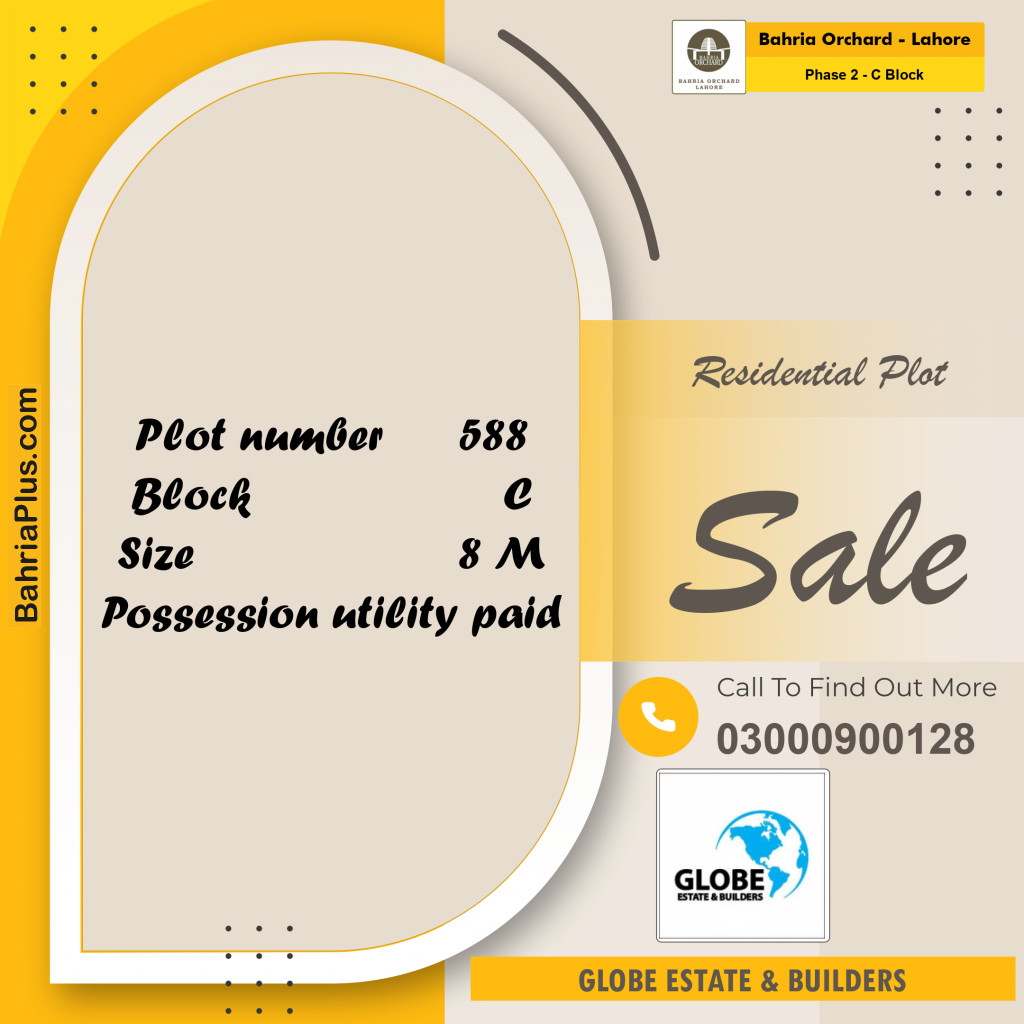Residential Plot for Sale in Phase 2 - C Block -  Bahria Orchard, Lahore - (BP-153437)