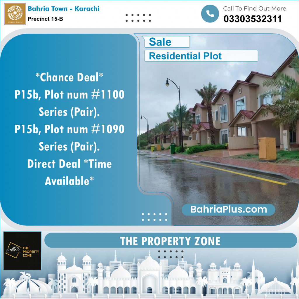 125 Sq. Yards Residential Plot for Sale in Precinct 15-B -  Bahria Town, Karachi - (BP-153649)