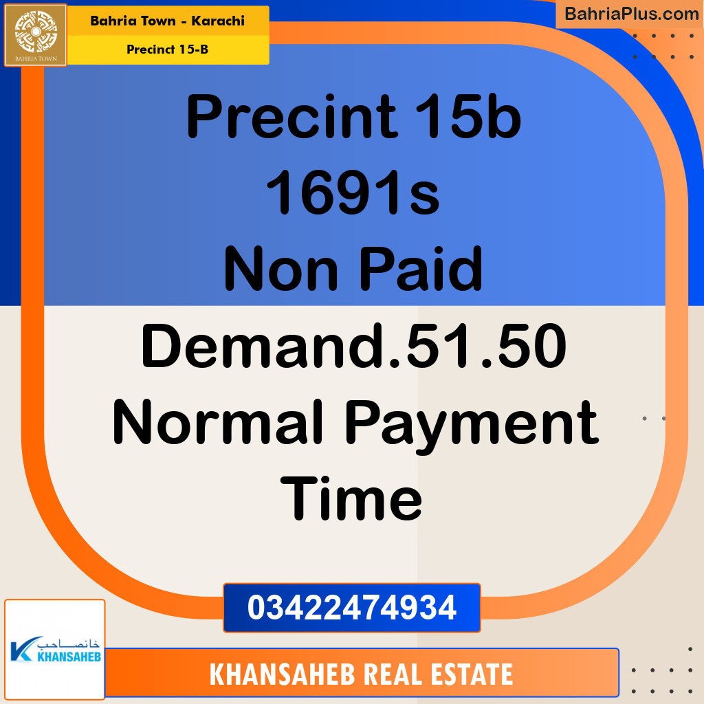 125 Sq. Yards Residential Plot for Sale in Precinct 15-B -  Bahria Town, Karachi - (BP-153740)