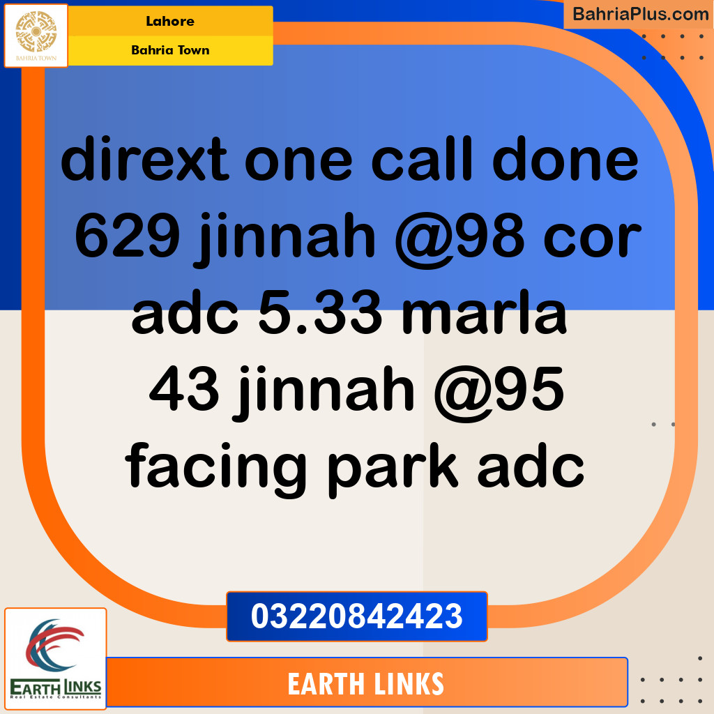 Residential Plot for Sale in Bahria Town, Lahore - (BP-153743)