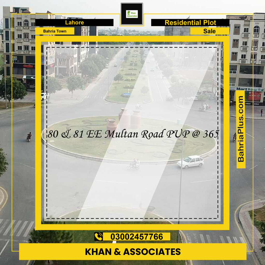 Residential Plot for Sale in Bahria Town, Lahore - (BP-153749)
