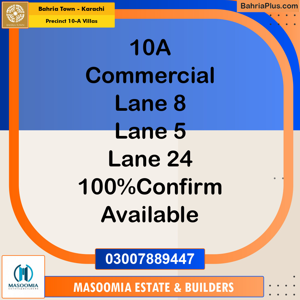 200 Sq. Yards Residential Plot for Sale in Precinct 10-A Villas -  Bahria Town, Karachi - (BP-154046)