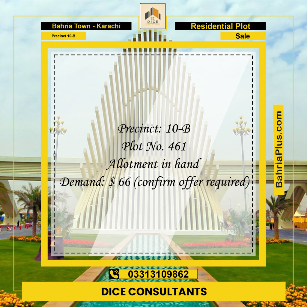 125 Sq. Yards Residential Plot for Sale in Precinct 10-B -  Bahria Town, Karachi - (BP-154079)