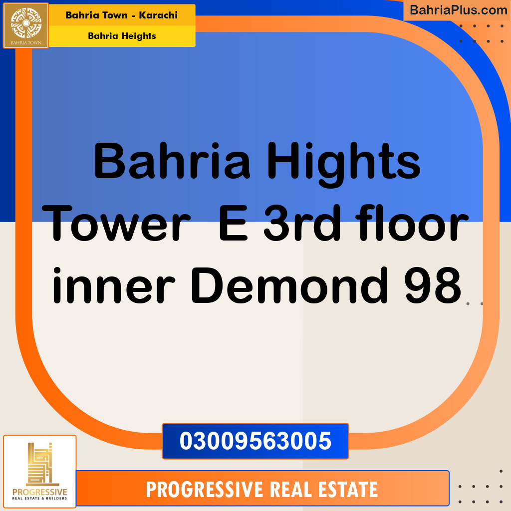 Residential Plot for Sale in Bahria Heights -  Bahria Town, Karachi - (BP-154089)