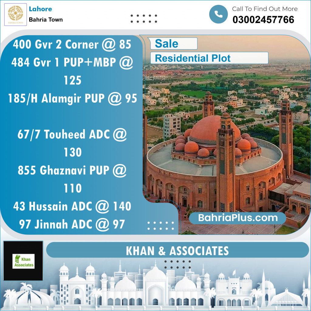 Residential Plot for Sale in Golf Phase 2 -  Bahria Town, Lahore - (BP-154133)