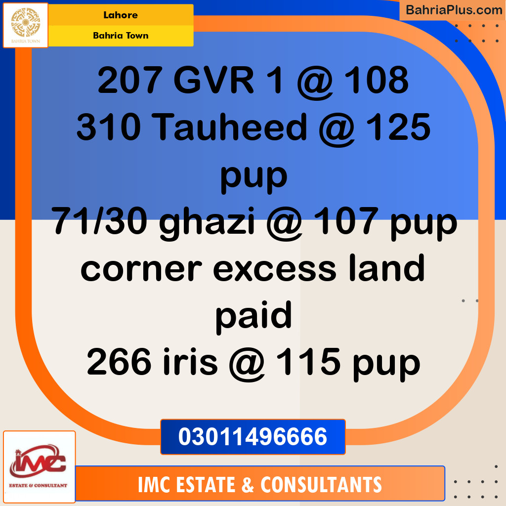 Residential Plot for Sale in Golf Phase 1 - Bahria Town, Lahore - (BP-154423)