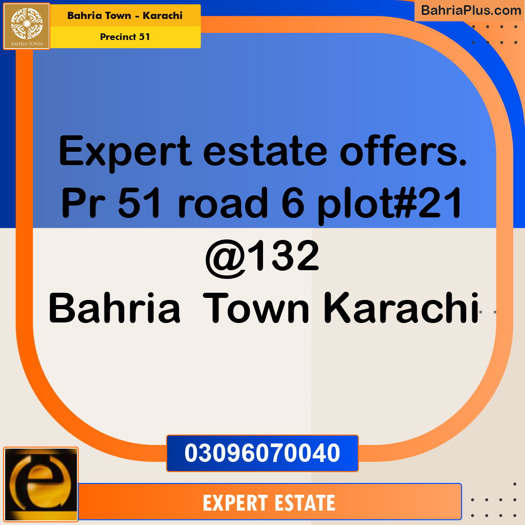 500 Sq. Yards Residential Plot for Sale in Precinct 51 -  Bahria Town, Karachi - (BP-154445)