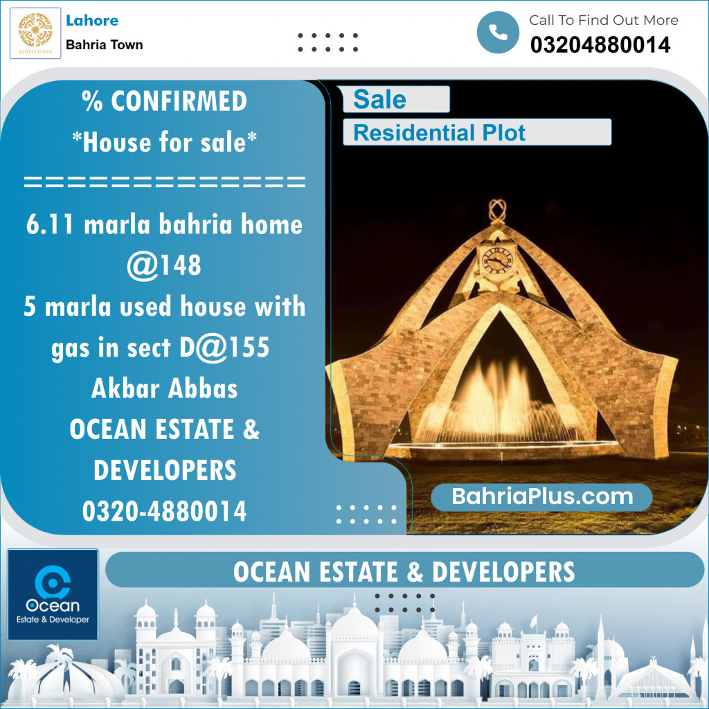 Residential Plot for Sale in Sector E - Bahria Homes -  Bahria Town, Lahore - (BP-154585)