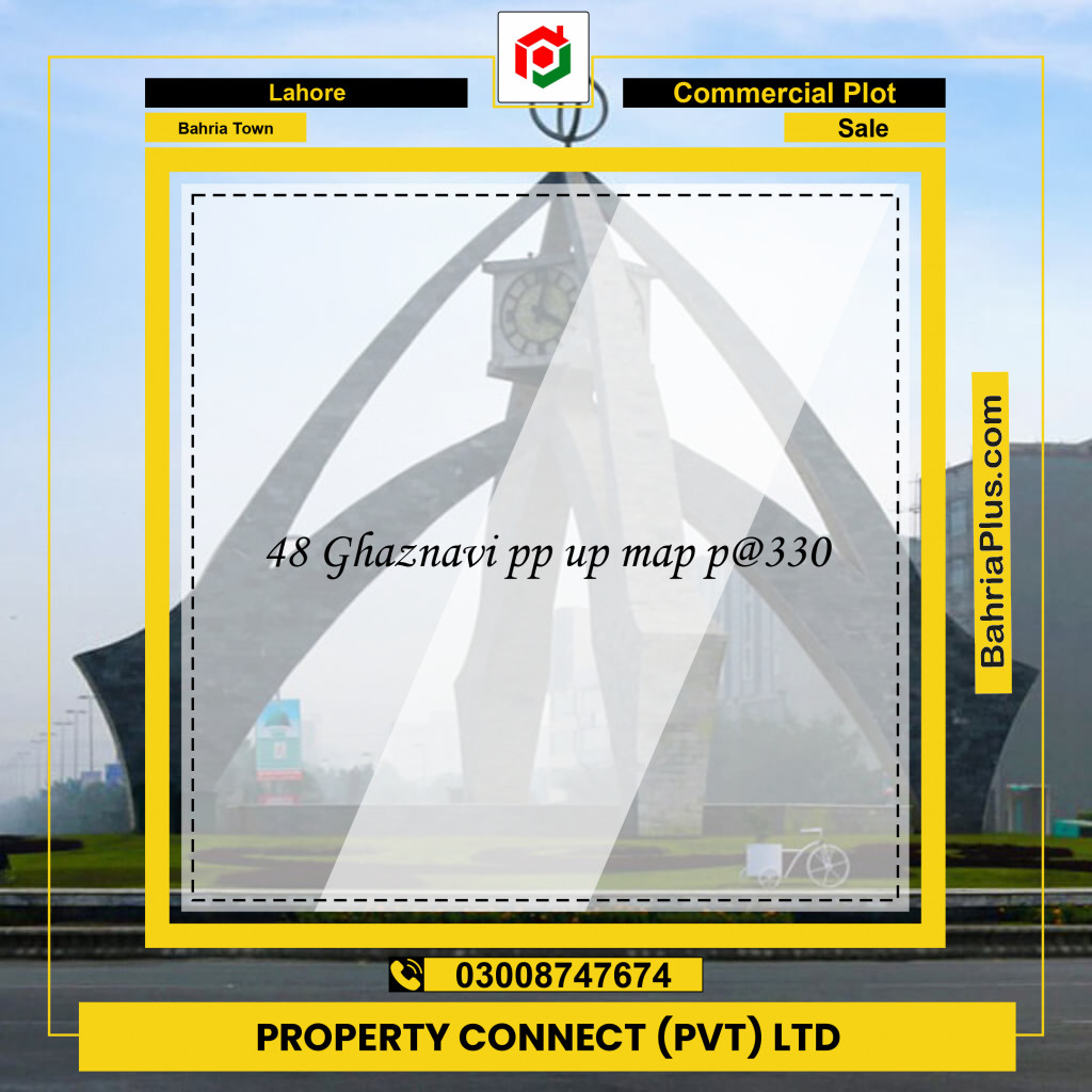 Commercial Plot for Sale in Bahria Town, Lahore - (BP-154836)