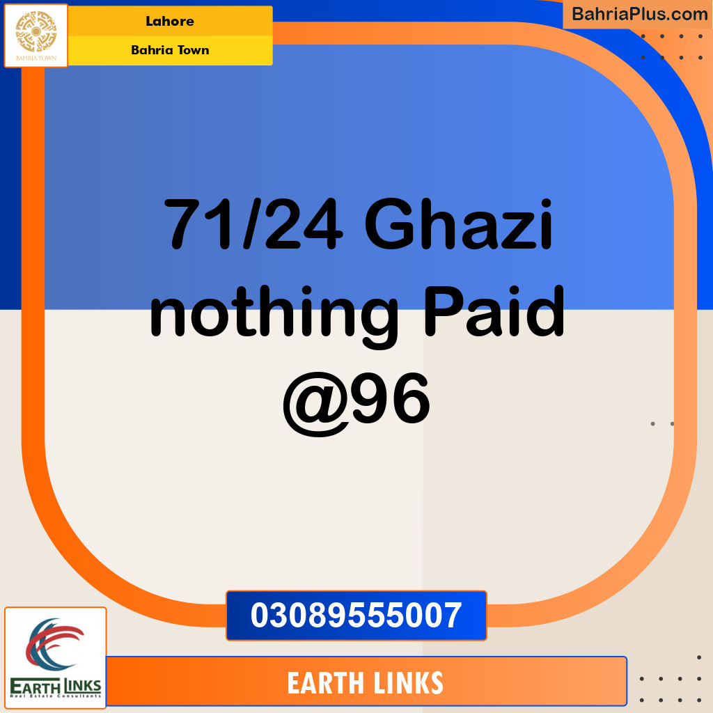 Residential Plot for Sale in Bahria Town, Lahore - (BP-154863)